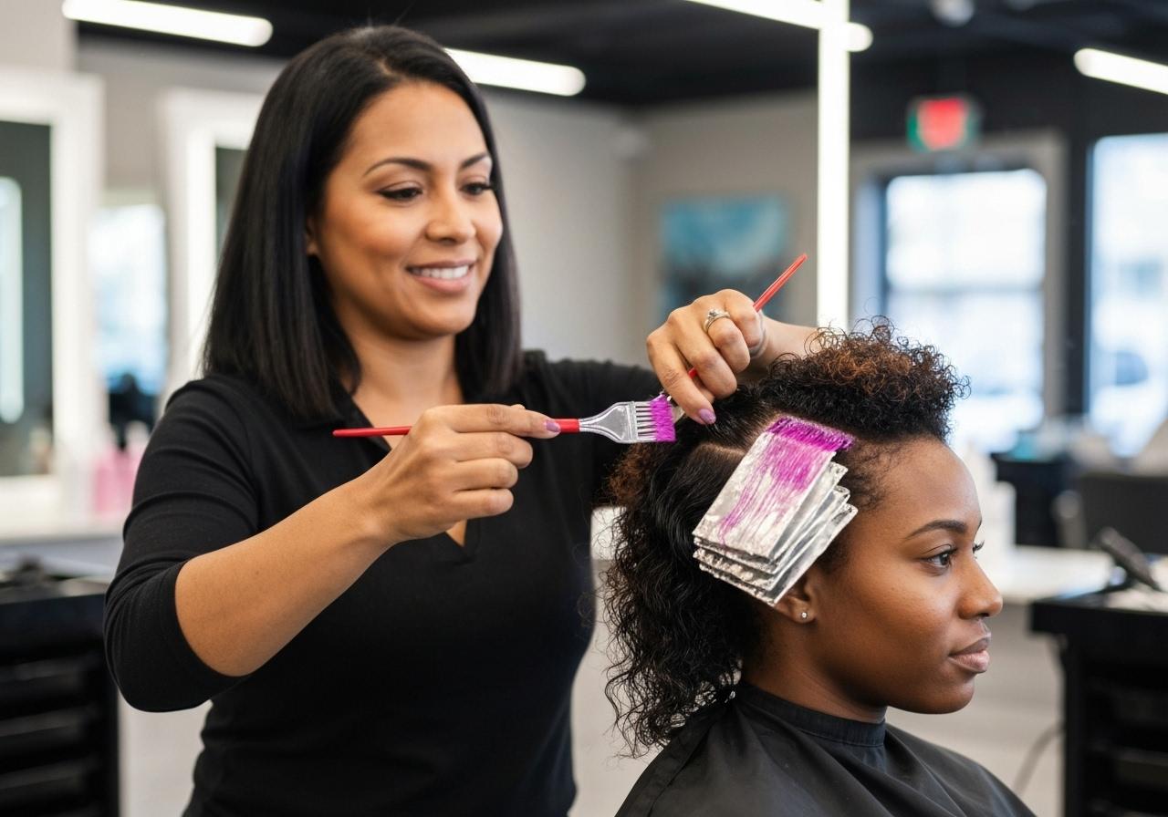 Professional Hair Color Services 1